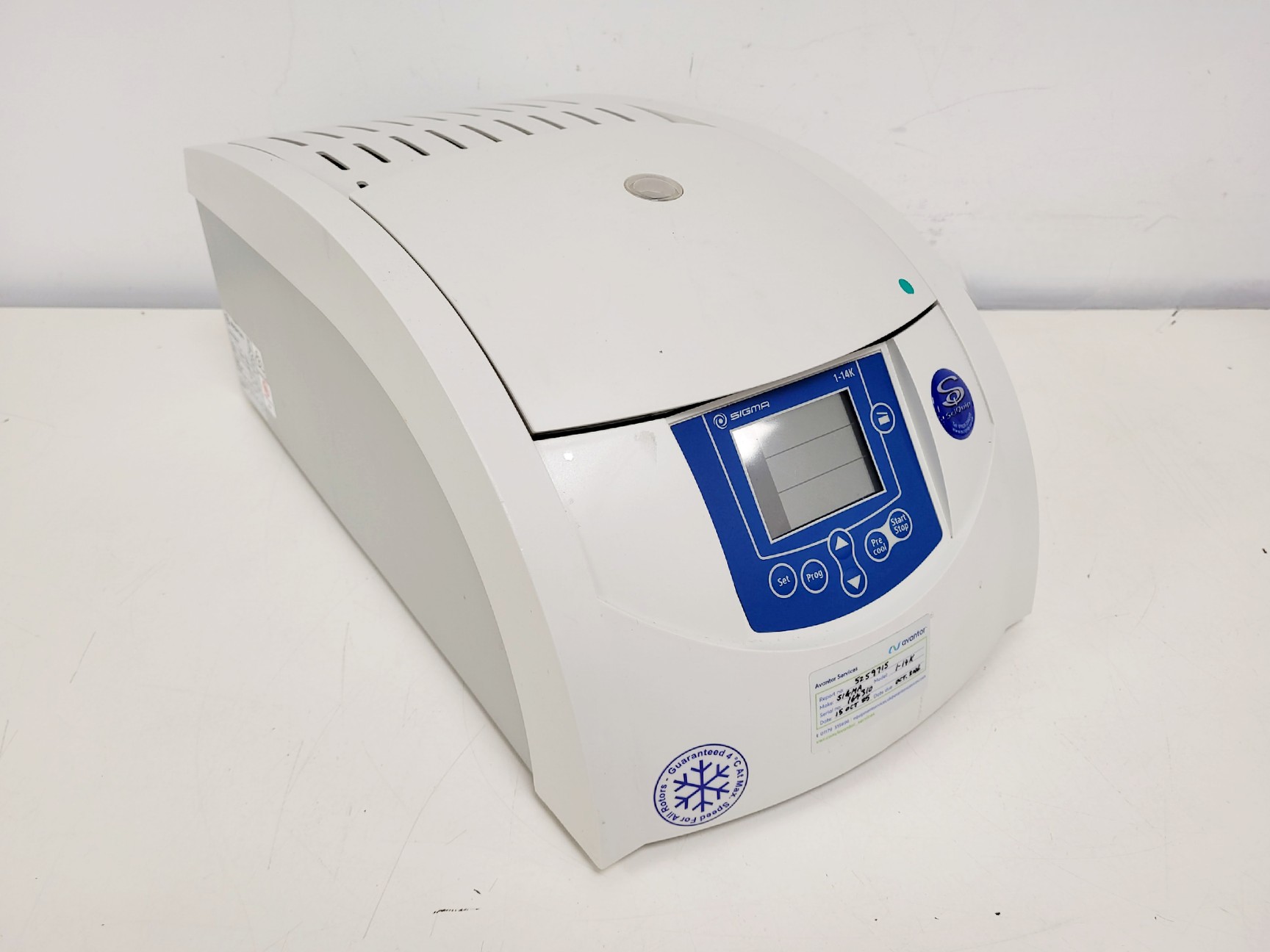 Image of Sigma 1-14K Benchtop Centrifuge