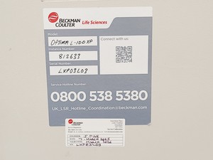 Thumbnail image of Beckman Coulter Optima L-100XP Ultracentrifuge