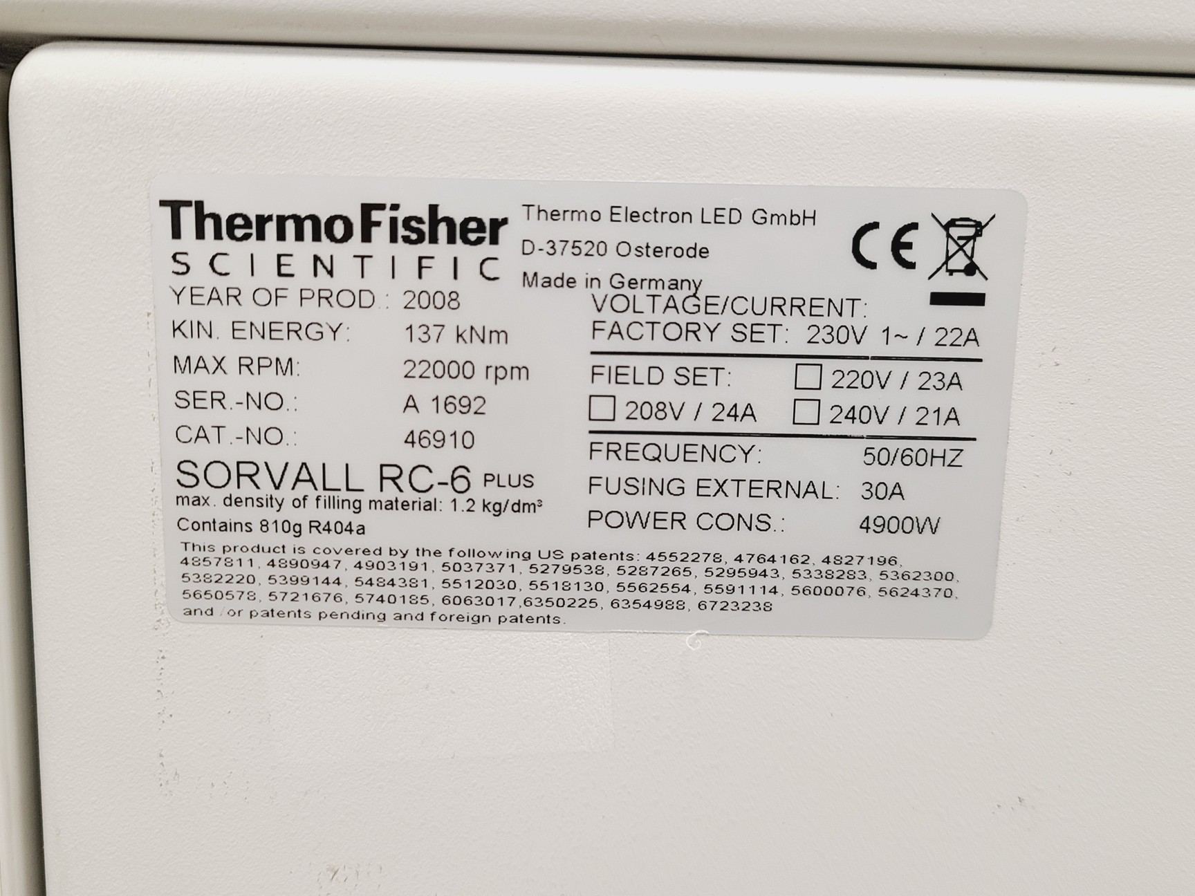 Image of Sorvall RC-6 Plus Floor Standing Centrifuge