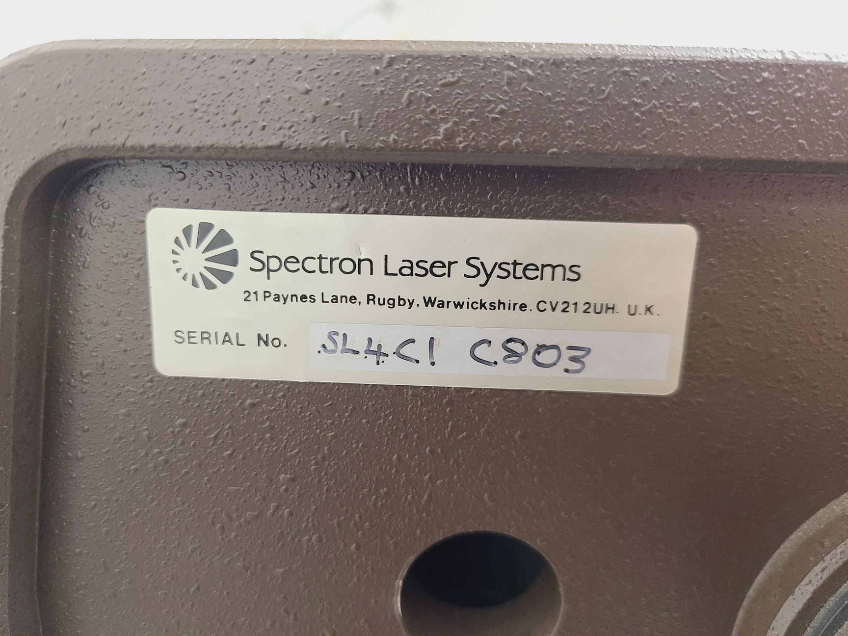 Image of Spectron Laser Systems Model SL401 Class IV Laser 