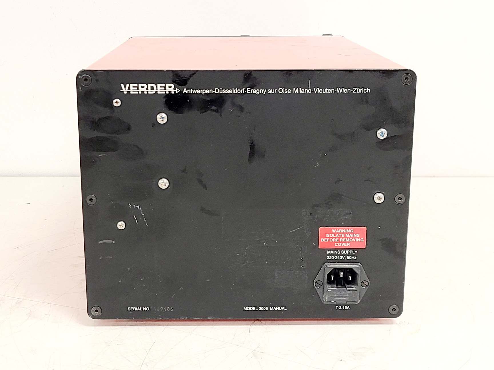 Image of Verder 2006 Manual High Flow Peristaltic Pump
