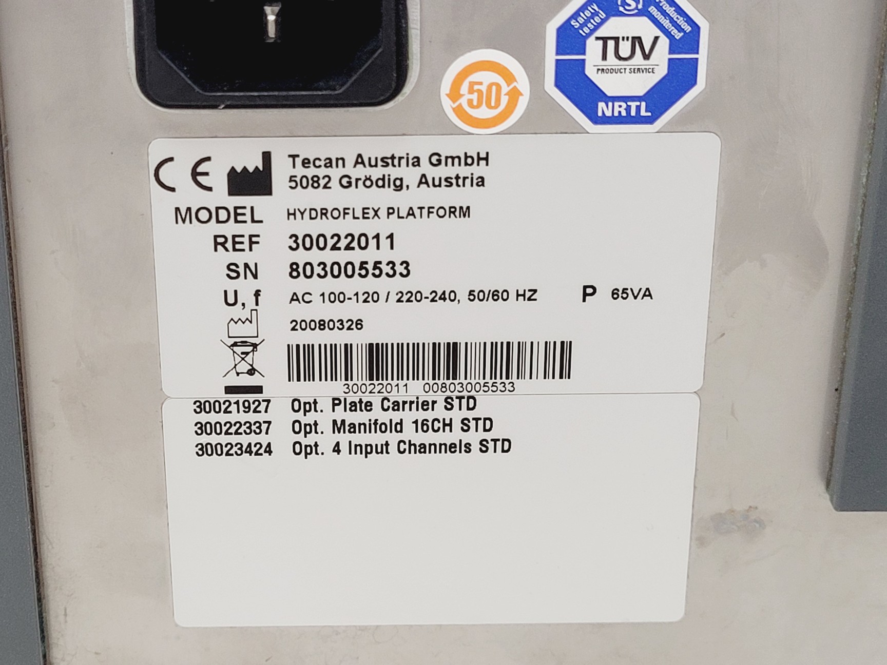 Image of Tecan Hydro Flex Microplate Washer