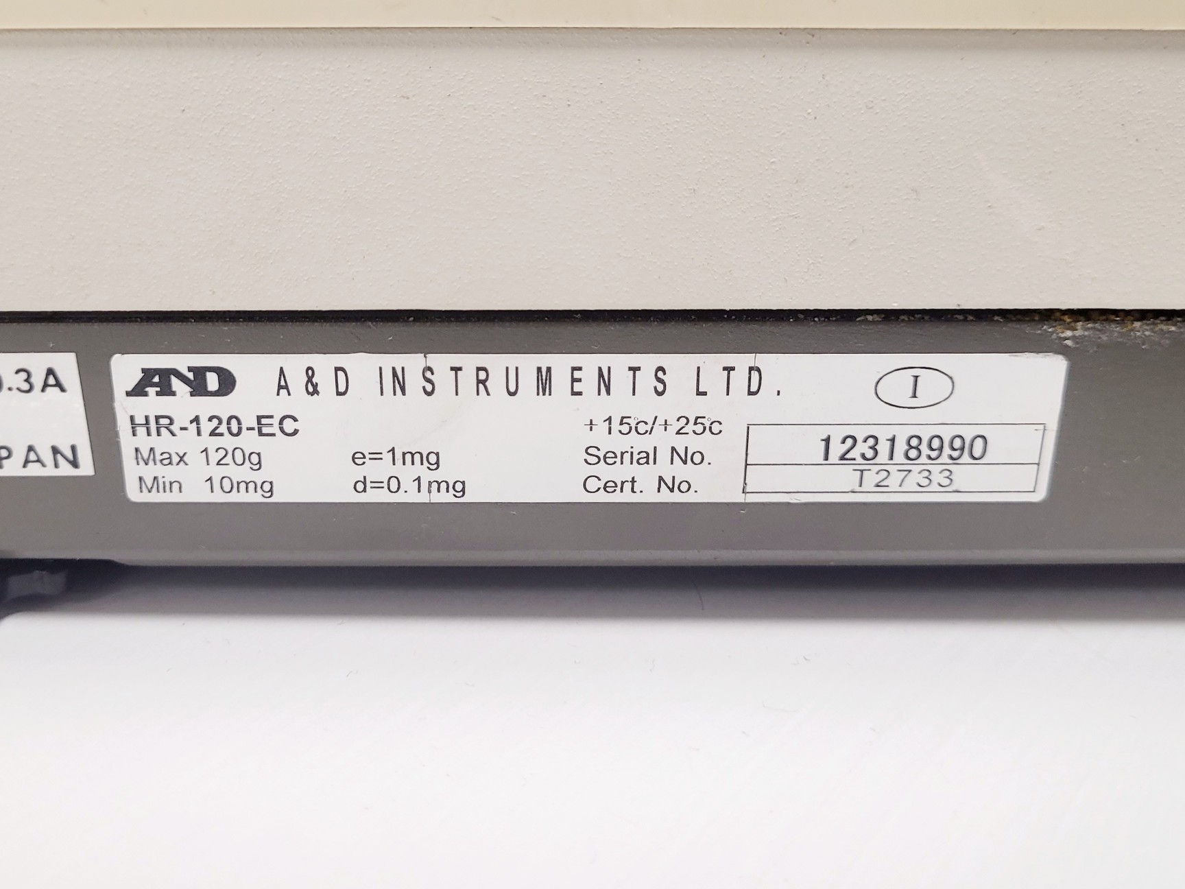 Image of A&D Instruments HR-120 Analytical Balance Scales