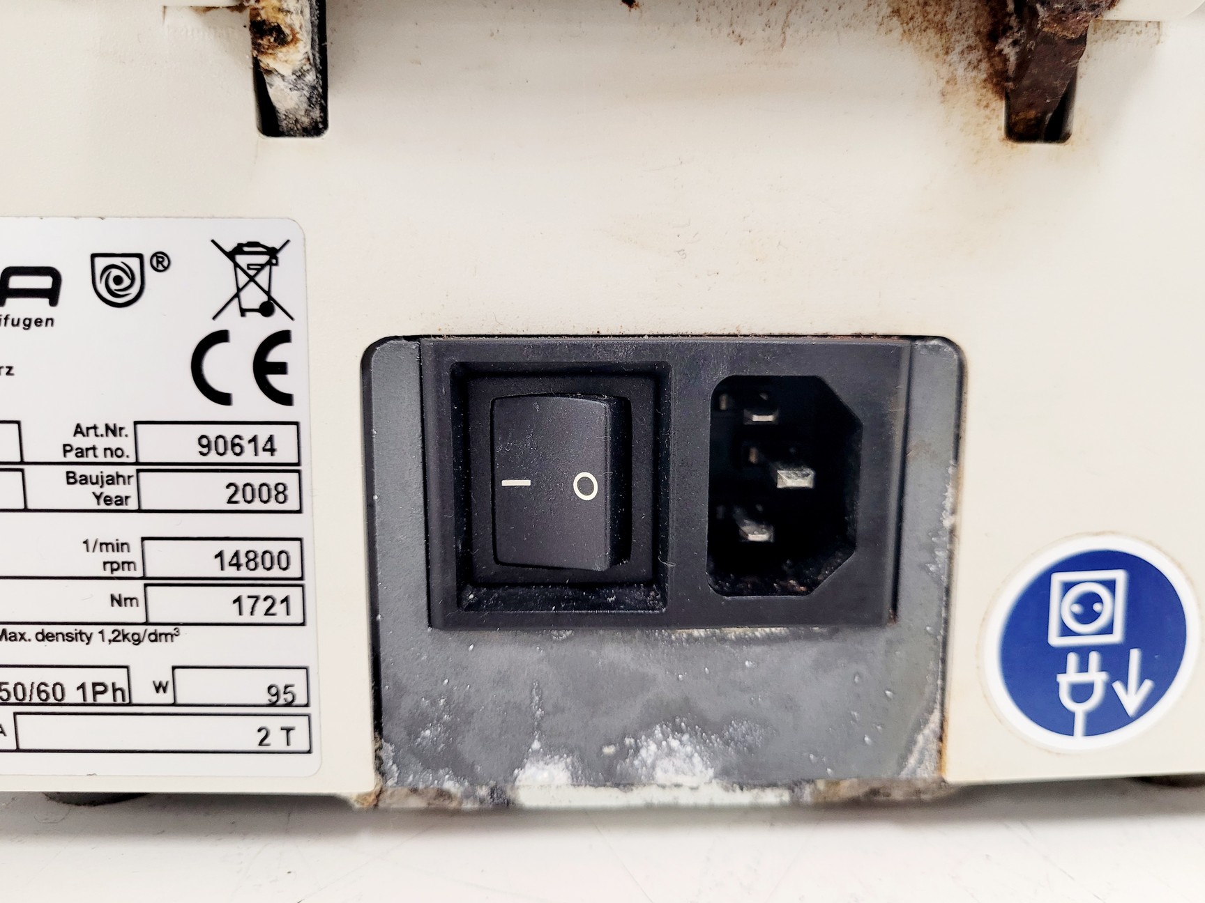 Image of Sigma 1-14 Benchtop Centrifuge w/ Rotor 14800 RPM