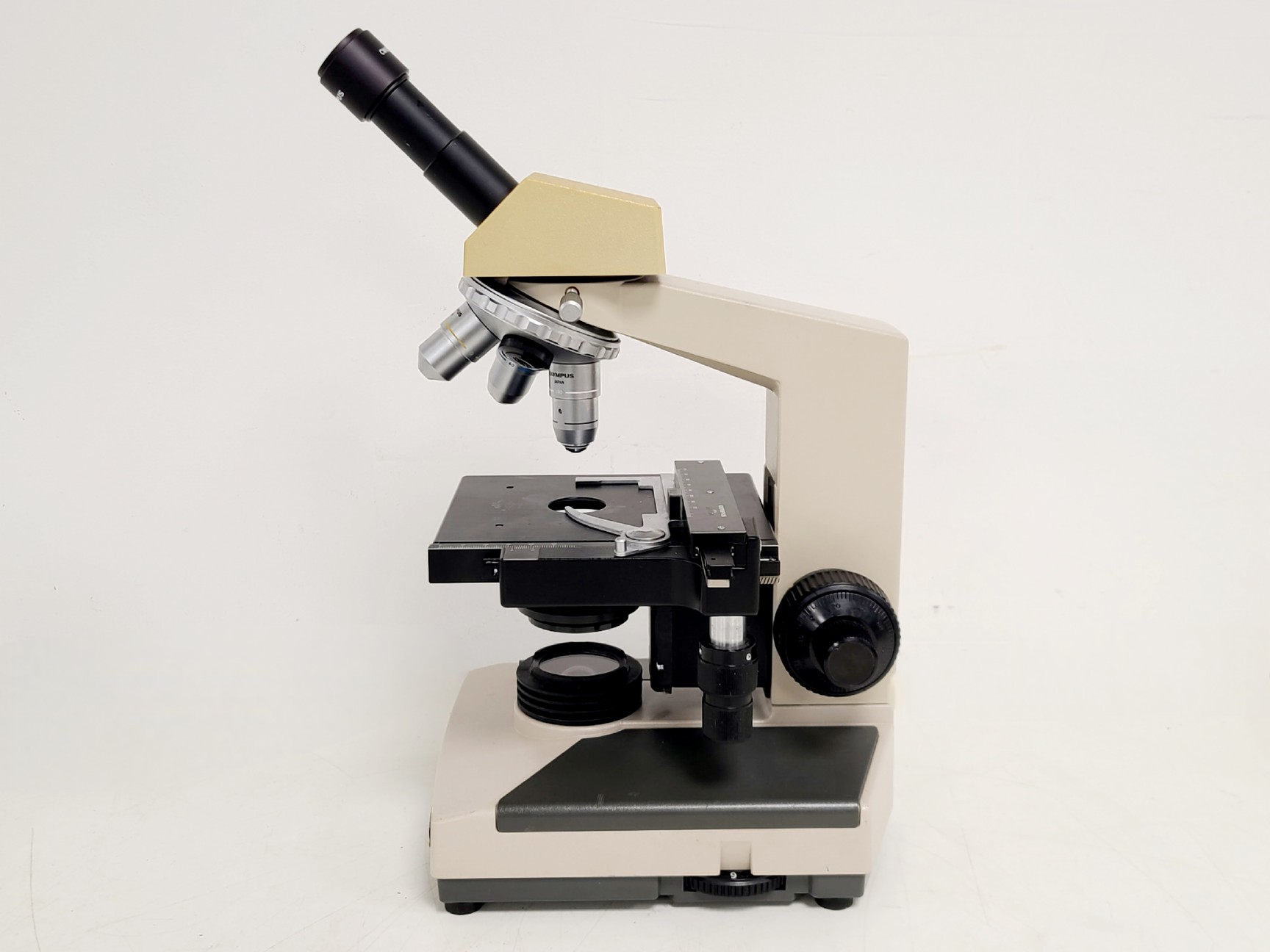 Image of Olympus CH-2 with CH-M045-T Monocular Compound Microscope w/ 0.25/0.65/1.25oil 