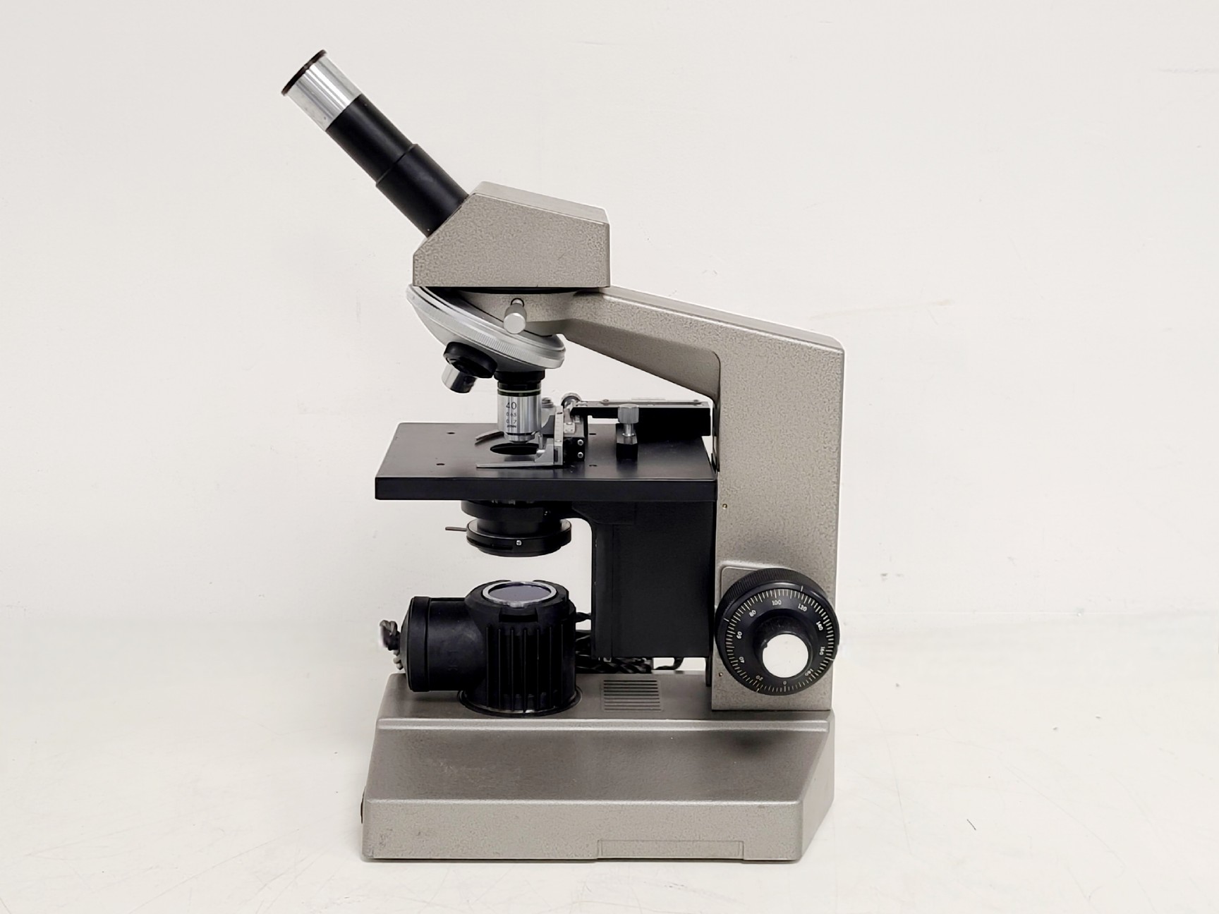 Image of Olympus CH Monocular Compound Microscope w/ 10x/40x Objectives Lab