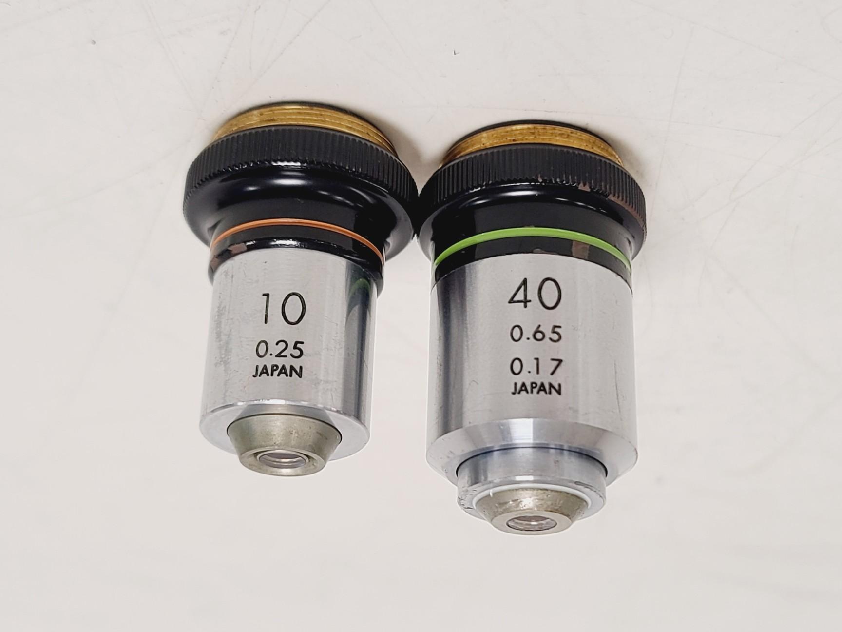 Image of Olympus CH Monocular Compound Microscope w/ 10x/40x Objectives Lab