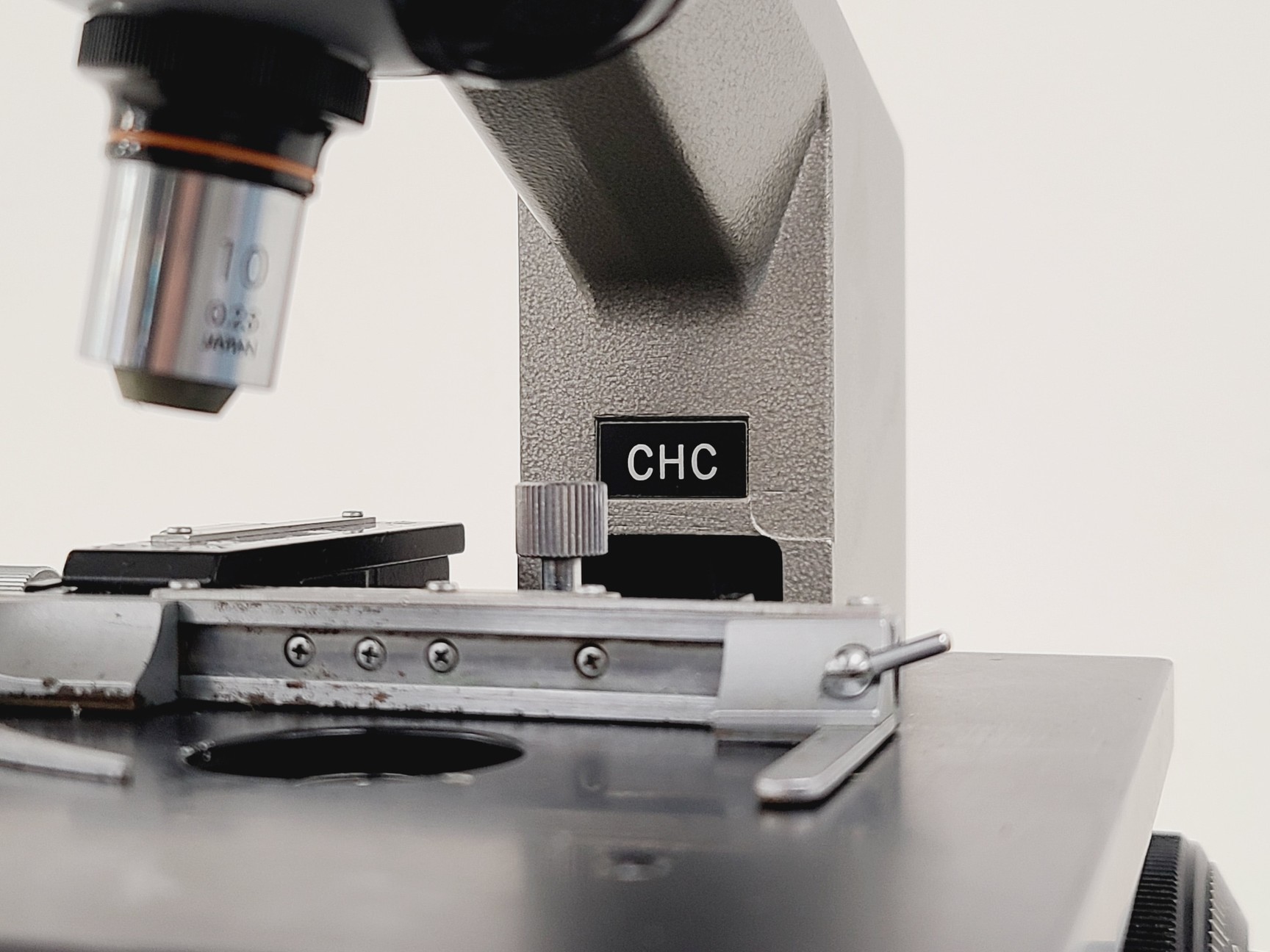 Image of Olympus CH Compound Monocular Microscope w/ 3 x Objectives 10x/40x/100x 