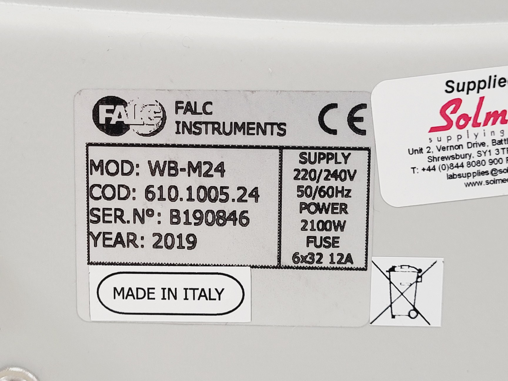 Image of Falc WB-M24 Water Bath (New) 2019