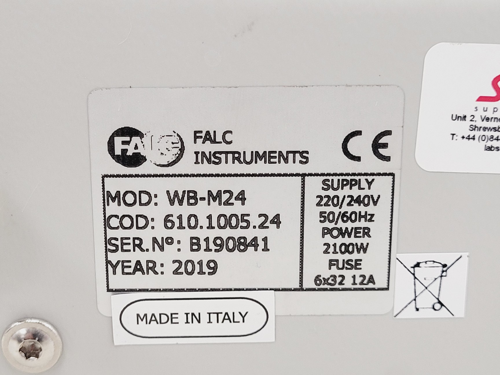 Image of Falc WB-M24 Water Bath (New) 2019