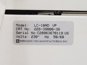 Thumbnail image of Shimadazu HPLC System