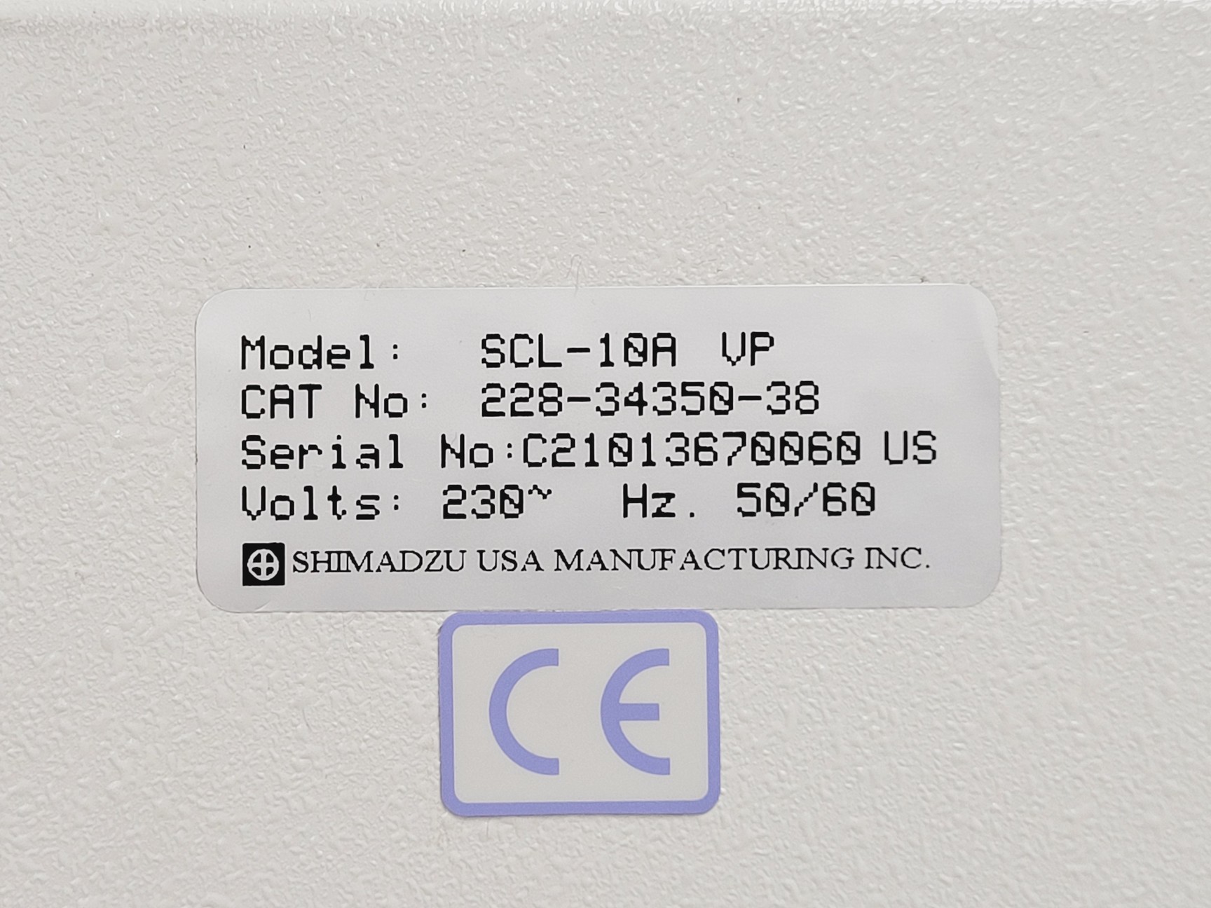 Image of Shimadazu HPLC System