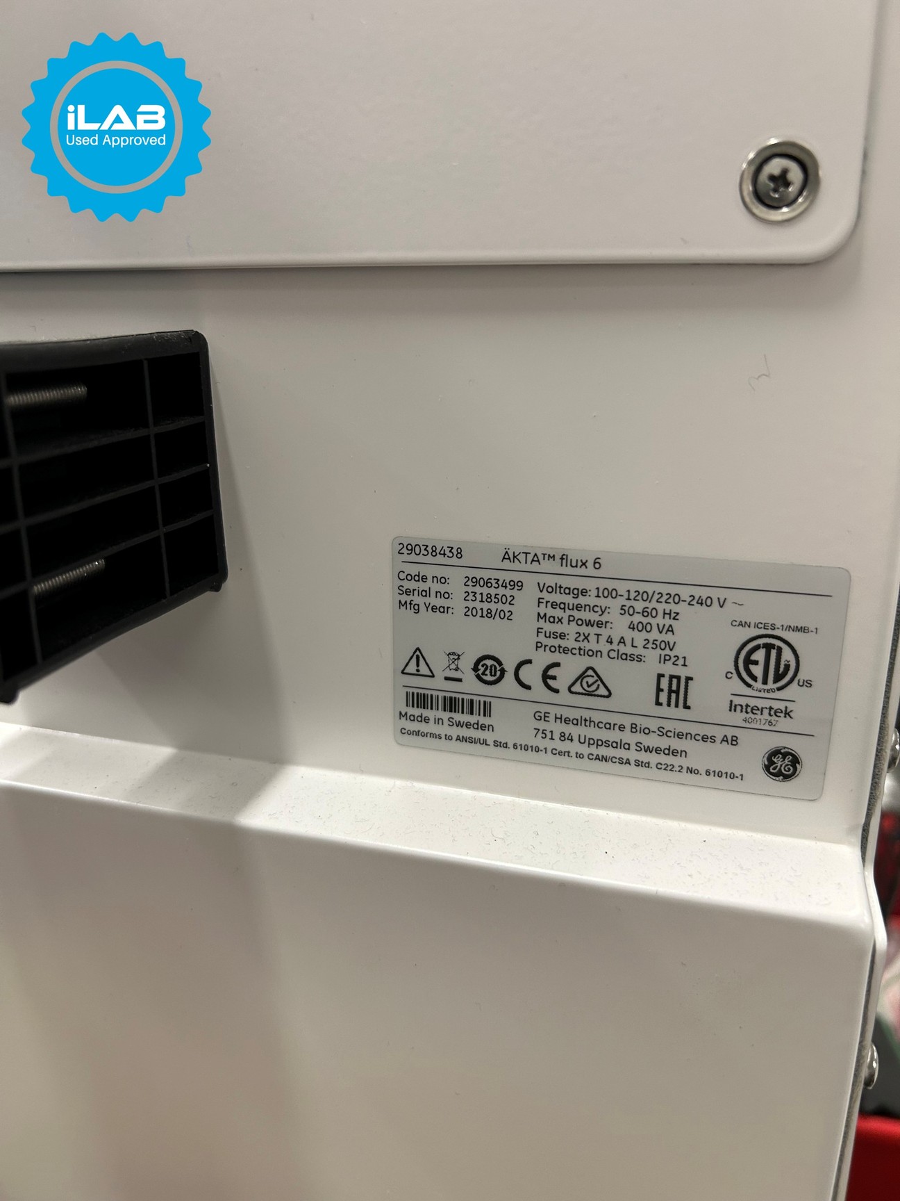 Image of GE AKTA Flux 6 Tangential Flow Filtration System Lab