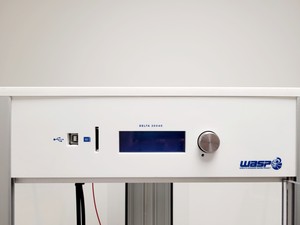 Thumbnail image of Delta Wasp 20X40 T2 3D Printer w/ Red PLA 1.65LB Filament & Gray 1.43LB Filament