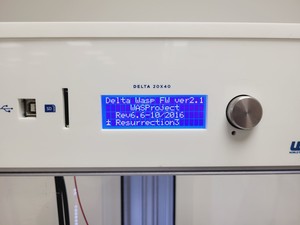 Thumbnail image of Delta Wasp 20X40 T2 3D Printer w/ Red PLA 1.65LB Filament & Gray 1.43LB Filament