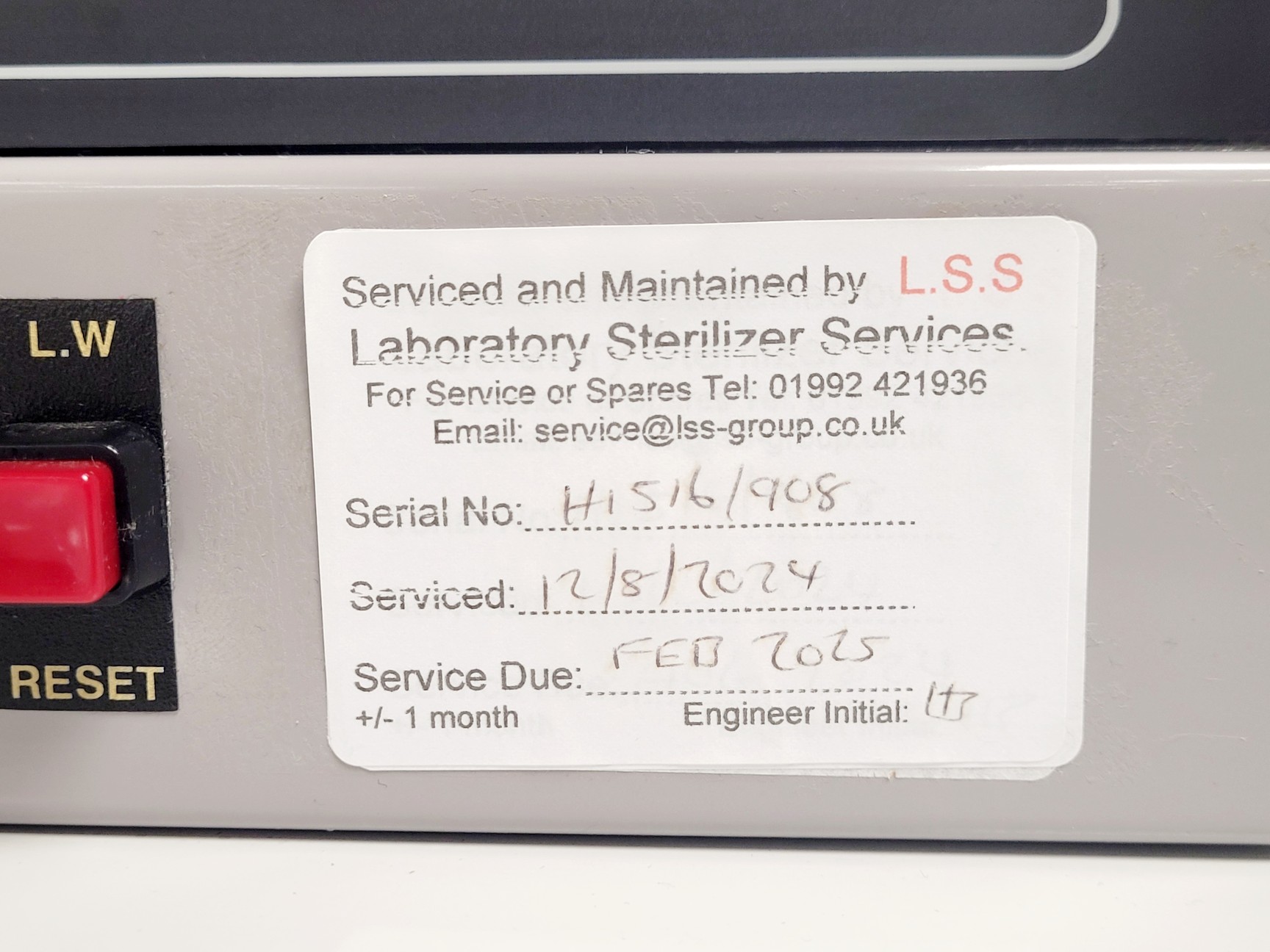 Image of Boxer 200/40LR Benchtop Autoclave