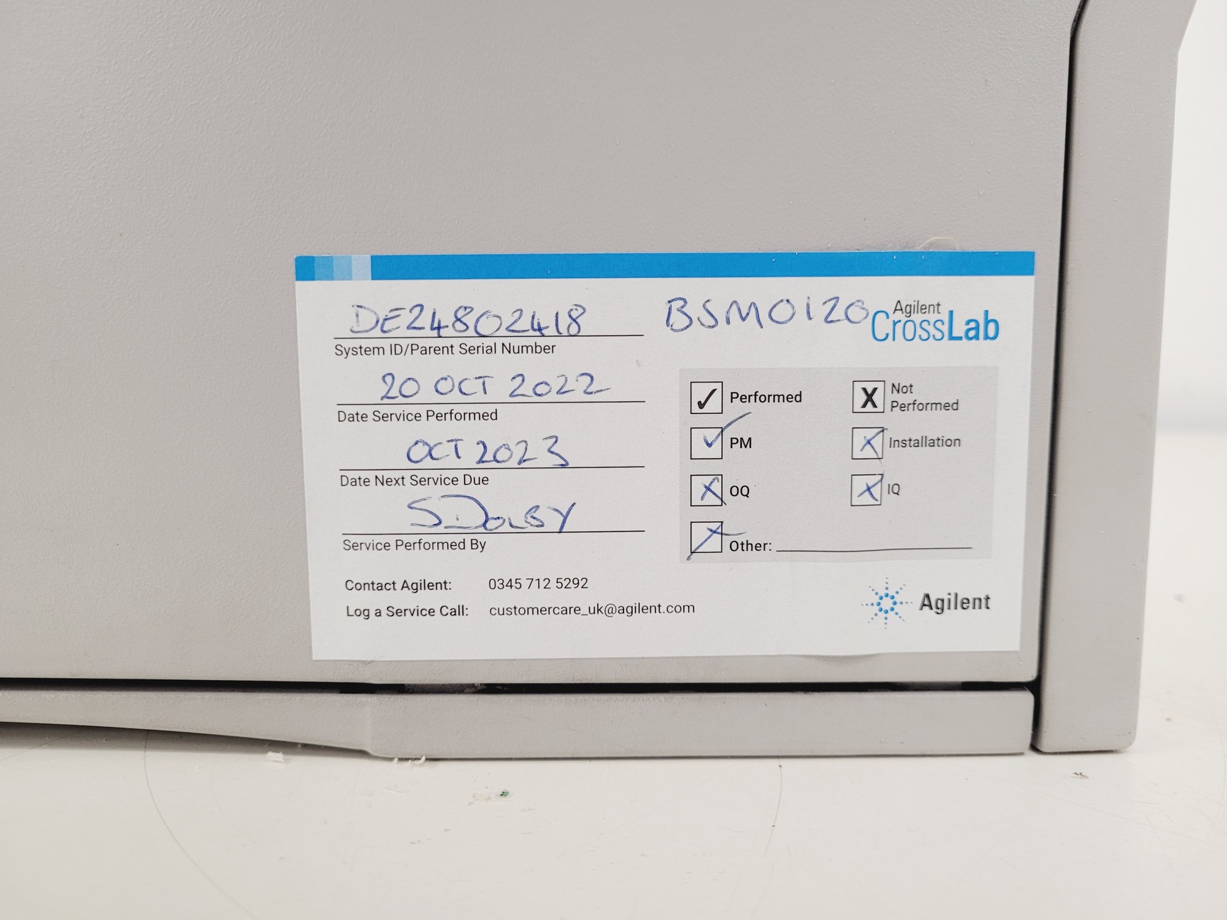 Image of Agilent 2100 Bioanalyzer Spares/Repair