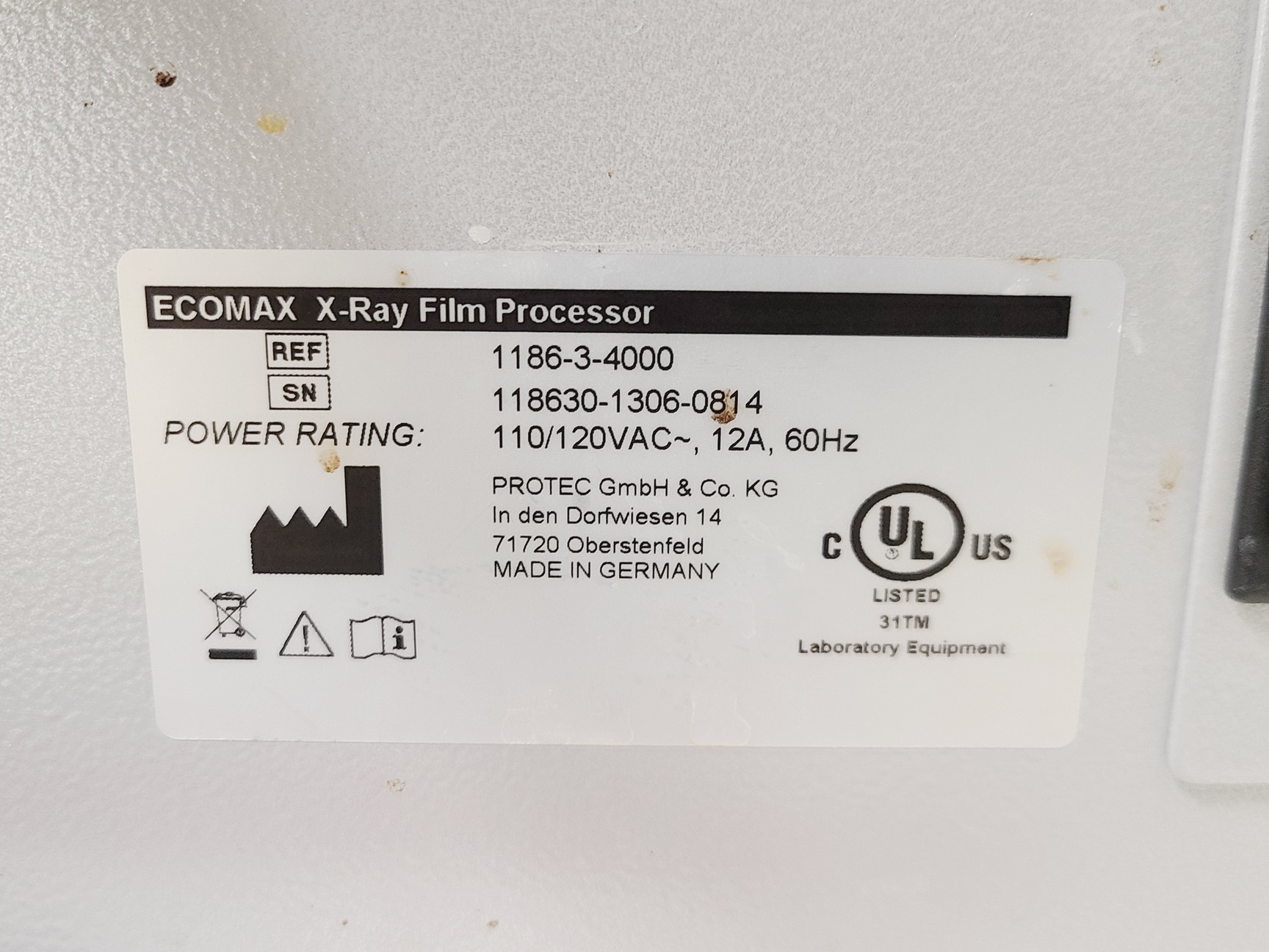 Image of Photon Eco max X-Ray Film Processor