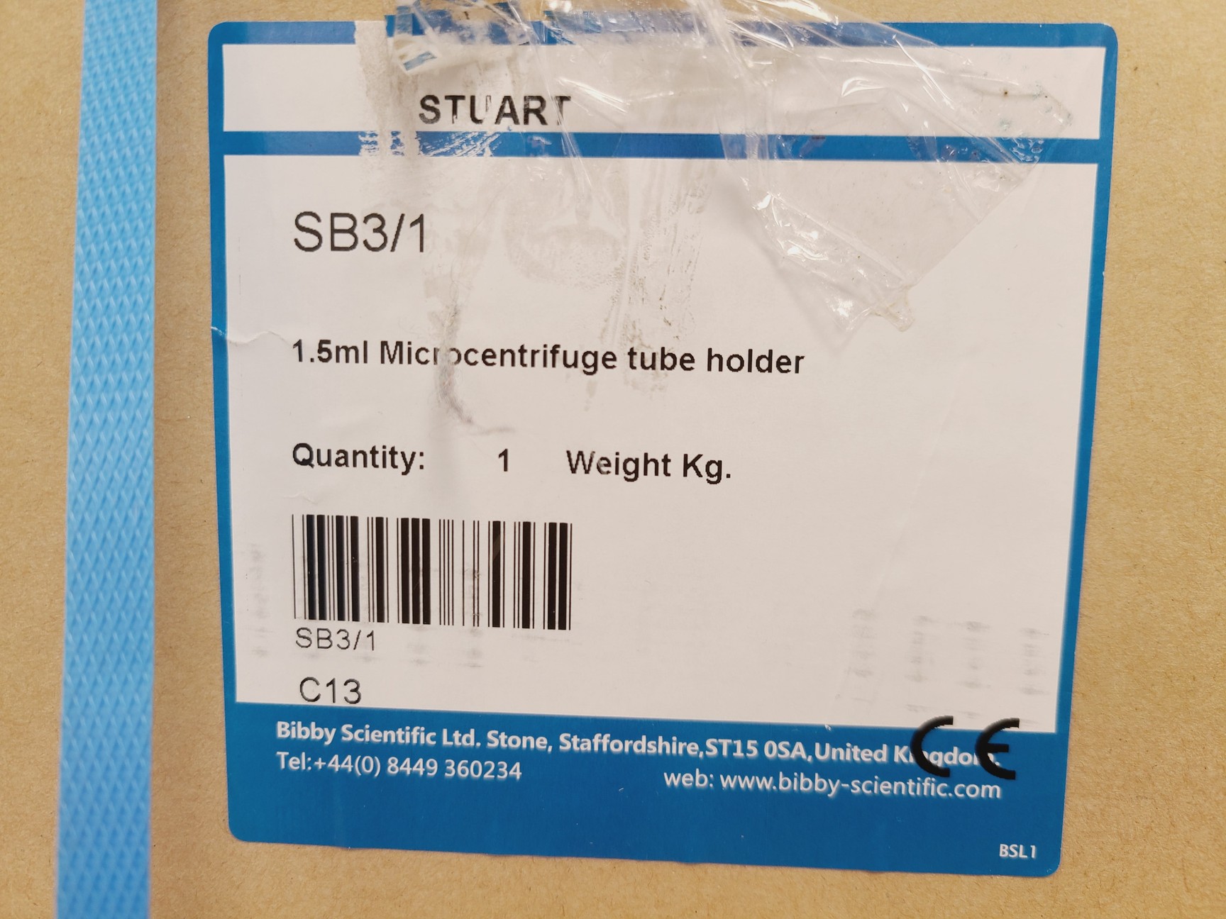 Image of Stuart SB3 Rotator & SB3/1 1.5ml Tube Holder (New)
