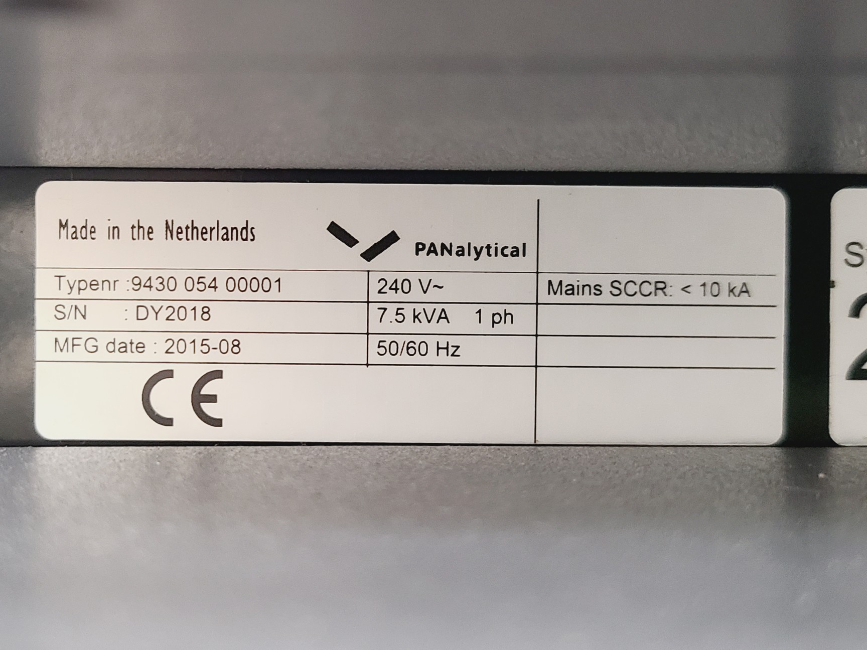 Image of PANalytical Zetium XRF Spectrometer