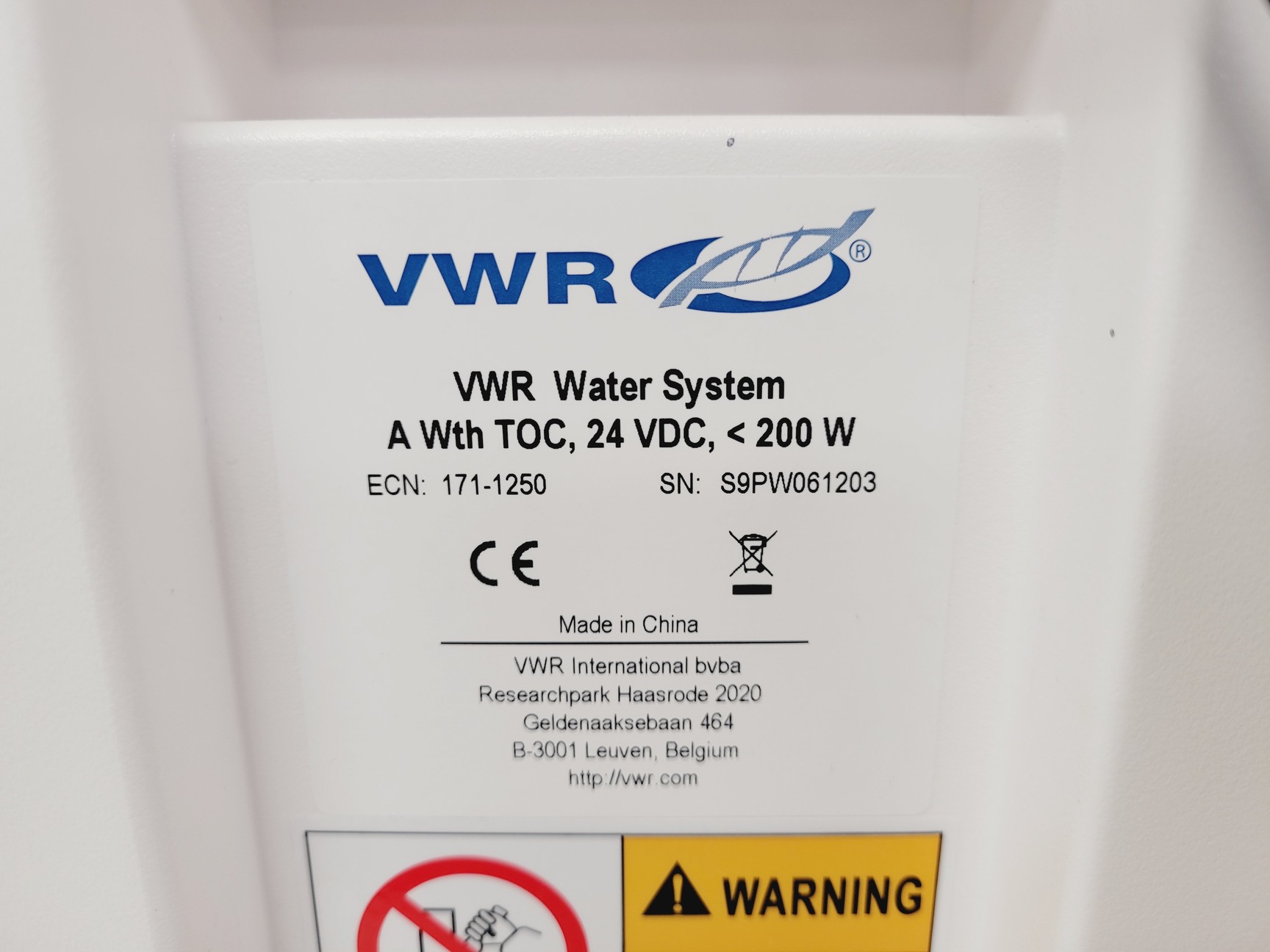 Image of VWR Ultrapure Water System A Series 
