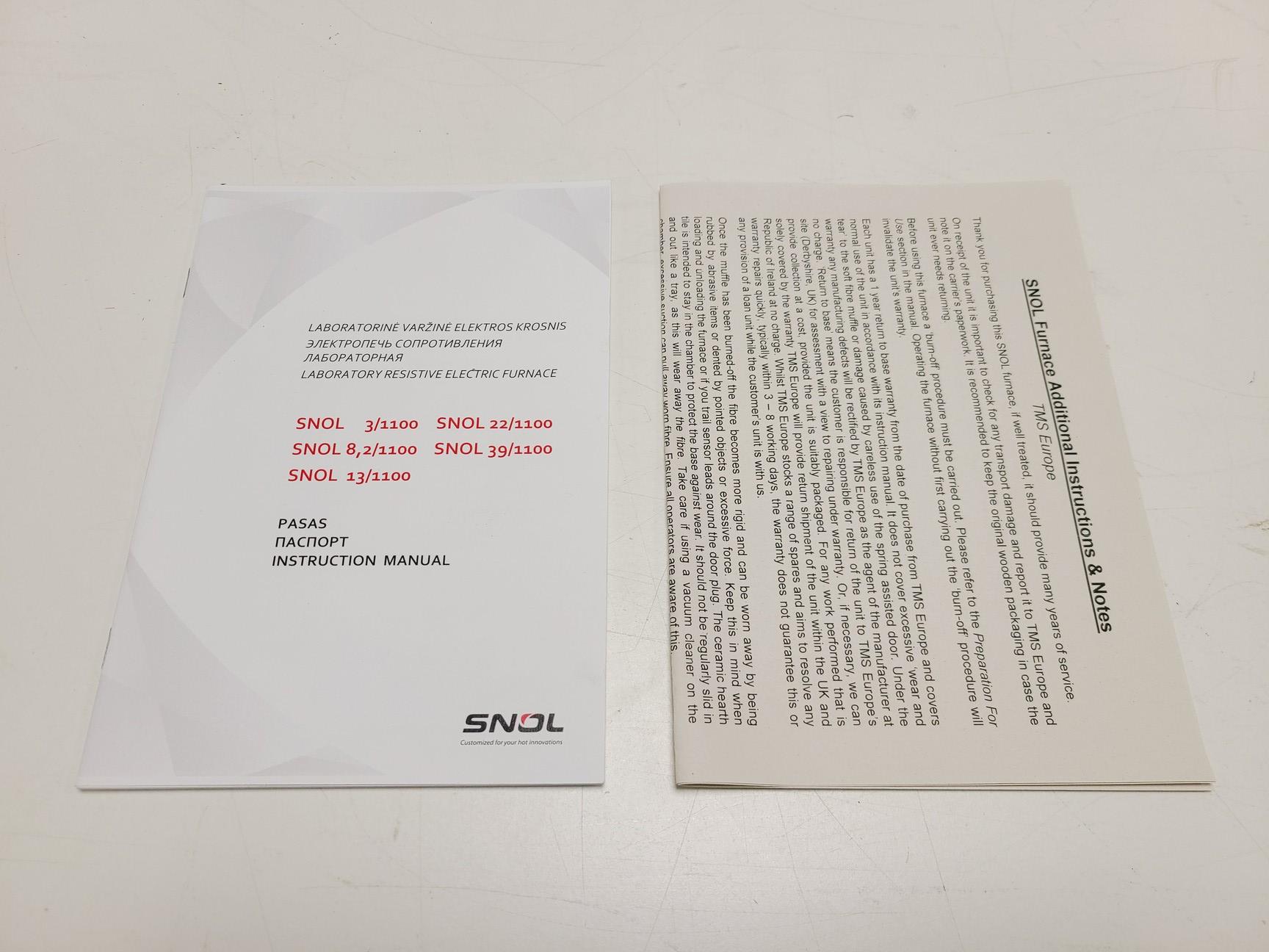 Image of SNOL LHM01 22/1100 Muffle Furnace 2018 