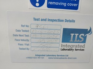 Thumbnail image of 2 x ILS 1200mm K8 Industrial Fume Cupboards
