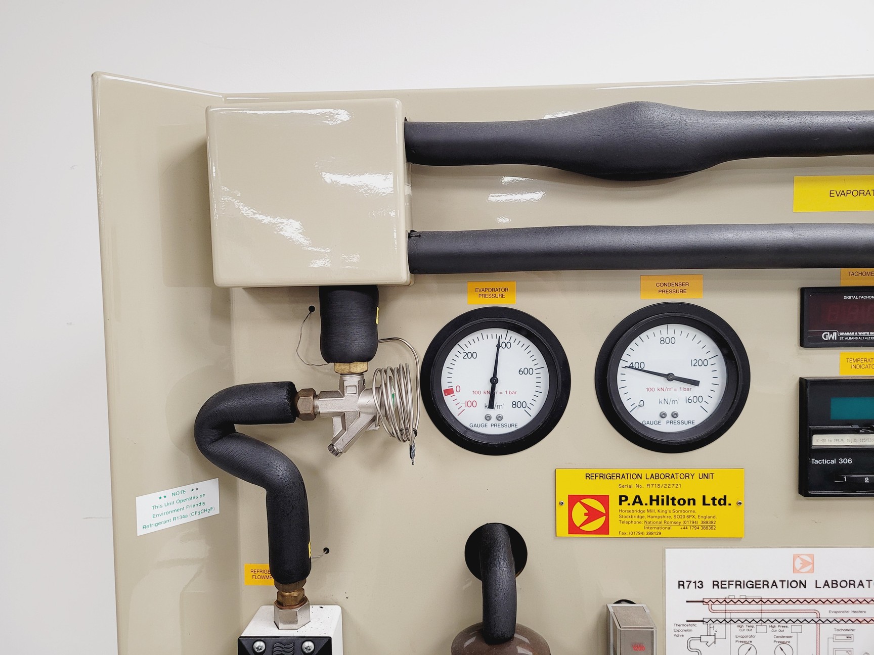 Image of PA Hilton R713 Refrigeration Laboratory Unit