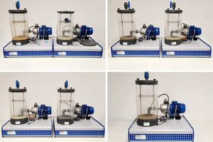 Image of Lot of 7 x GUNT HM290 Turbine Base Units Spares/Repair 