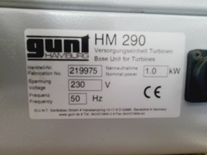 Thumbnail image of Lot of 7 x GUNT HM290 Turbine Base Units Spares/Repair 