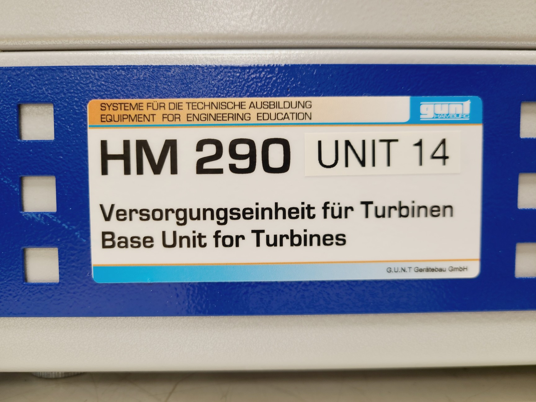 Image of Lot of 7 x GUNT HM290 Turbine Base Units Spares/Repair 