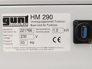 Thumbnail image of Lot of 7 x GUNT HM290 Turbine Base Units Spares/Repair 