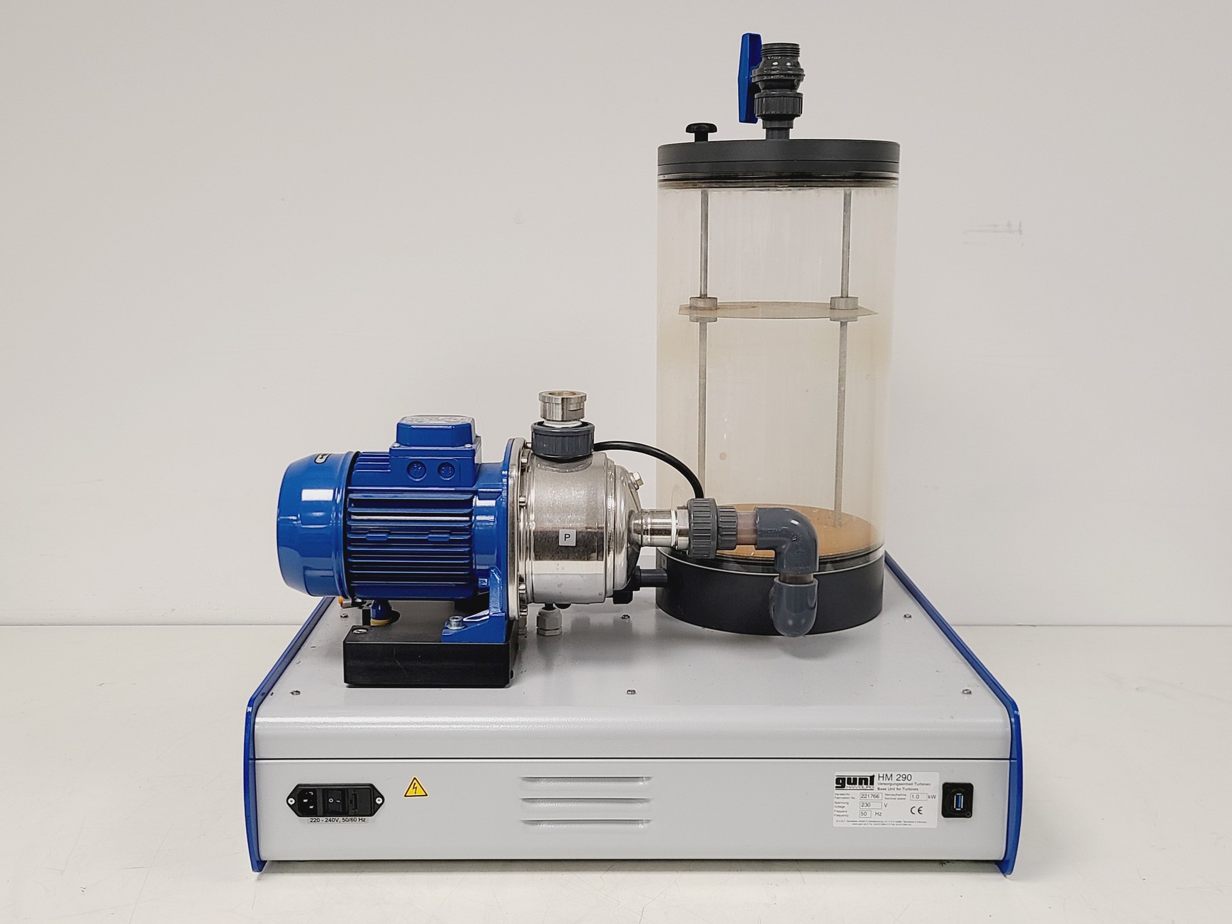 Image of Lot of 7 x GUNT HM290 Turbine Base Units Spares/Repair 