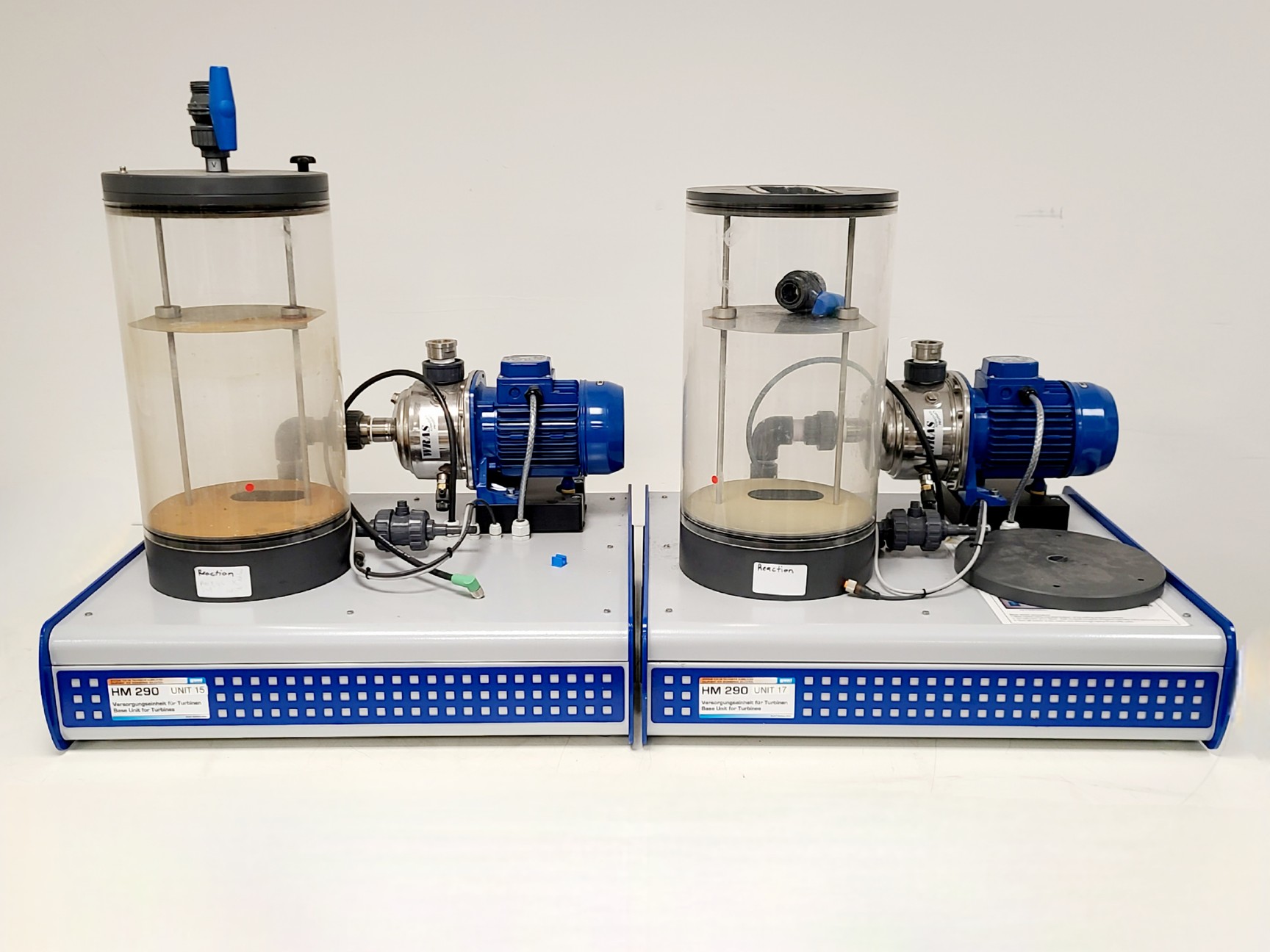 Image of Lot of 7 x GUNT HM290 Turbine Base Units Spares/Repair 