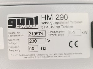 Thumbnail image of Lot of 7 x GUNT HM290 Turbine Base Units Spares/Repair 