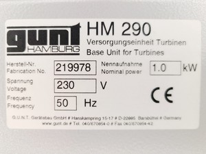 Thumbnail image of Lot of 7 x GUNT HM290 Turbine Base Units Spares/Repair 