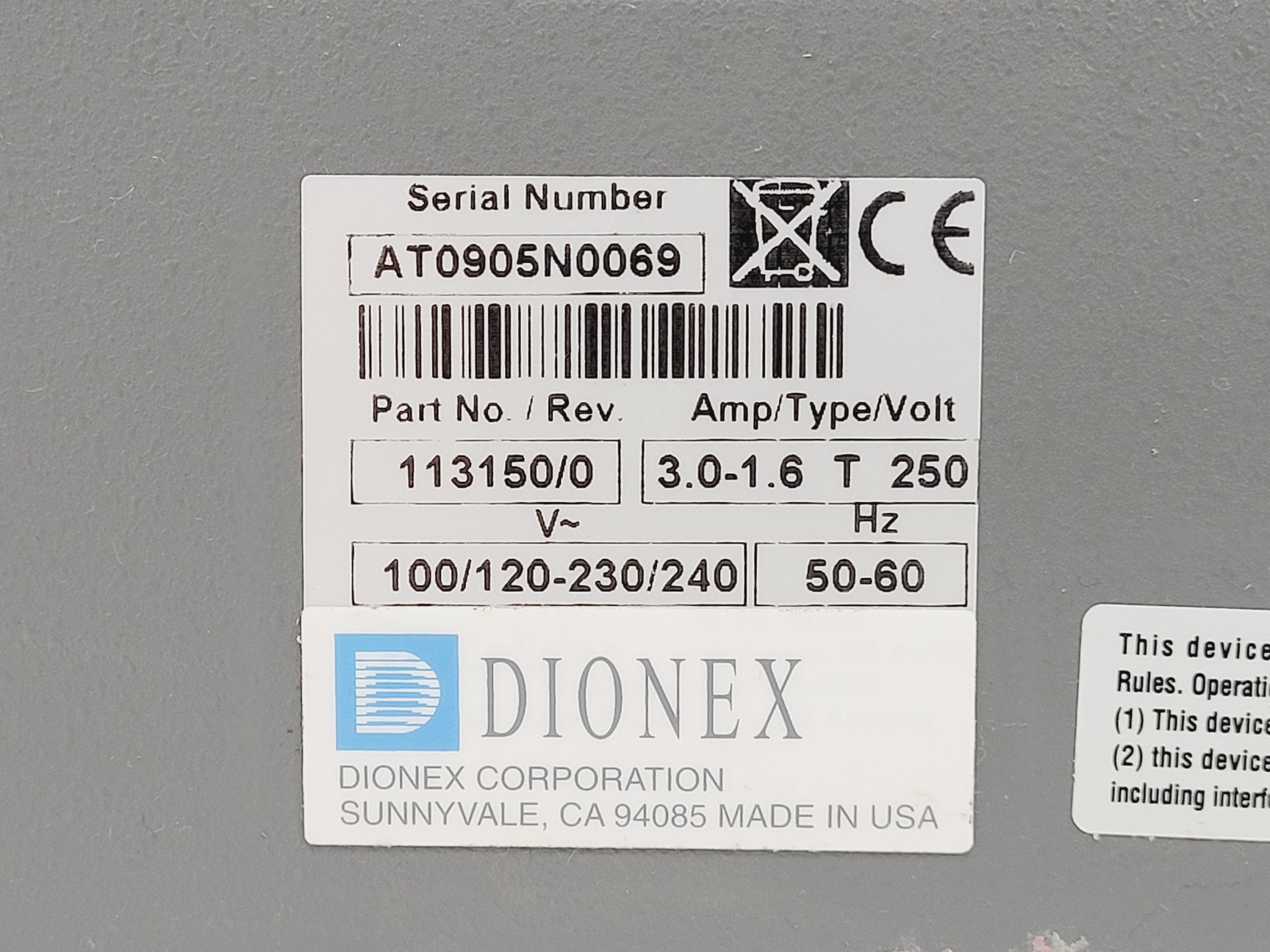 Image of Dionex AutoTrace SPE Solid-Phase Extraction Workstation