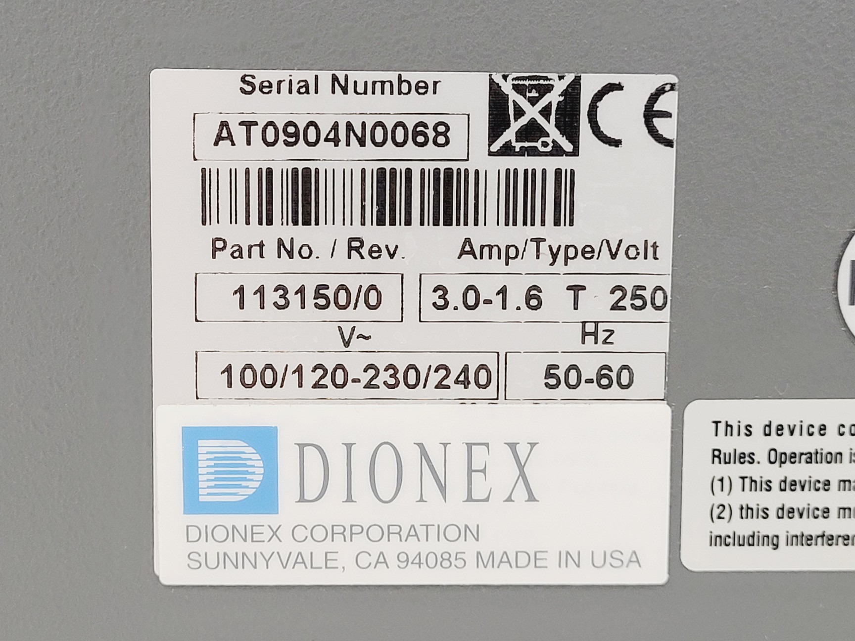 Image of Dionex AutoTrace SPE Solid-Phase Extraction Workstation