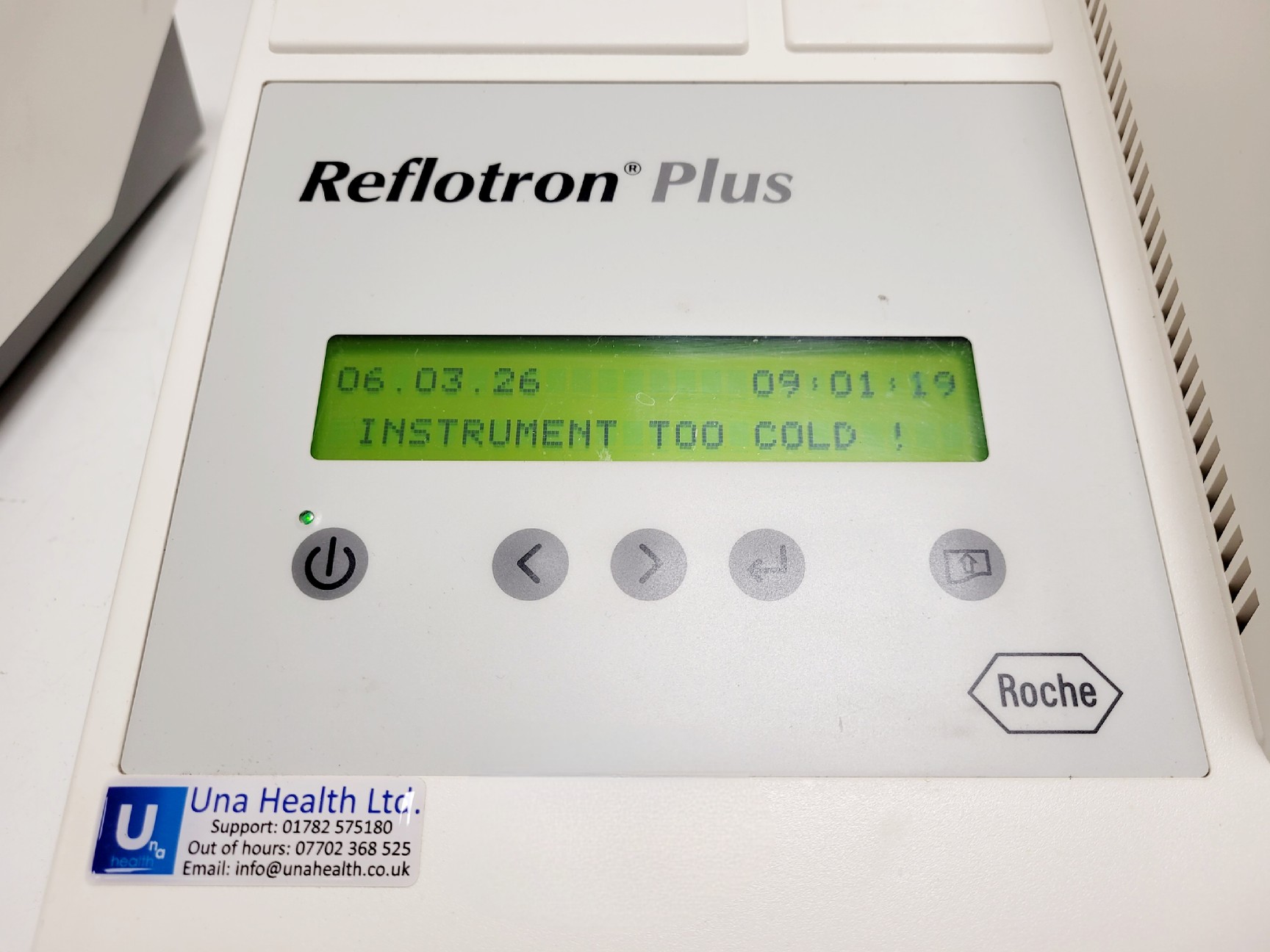 Refnol Roche Roche Reflotron Plus Dry Chemistry Analyser w/Workstation