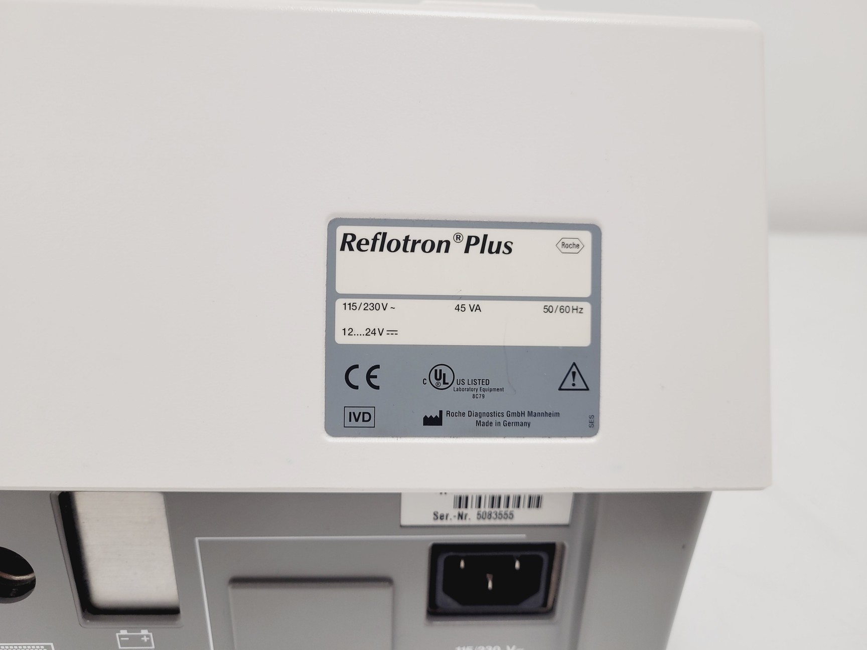 Image of Roche Reflotron Plus Dry Chemistry Analyser w/Workstation