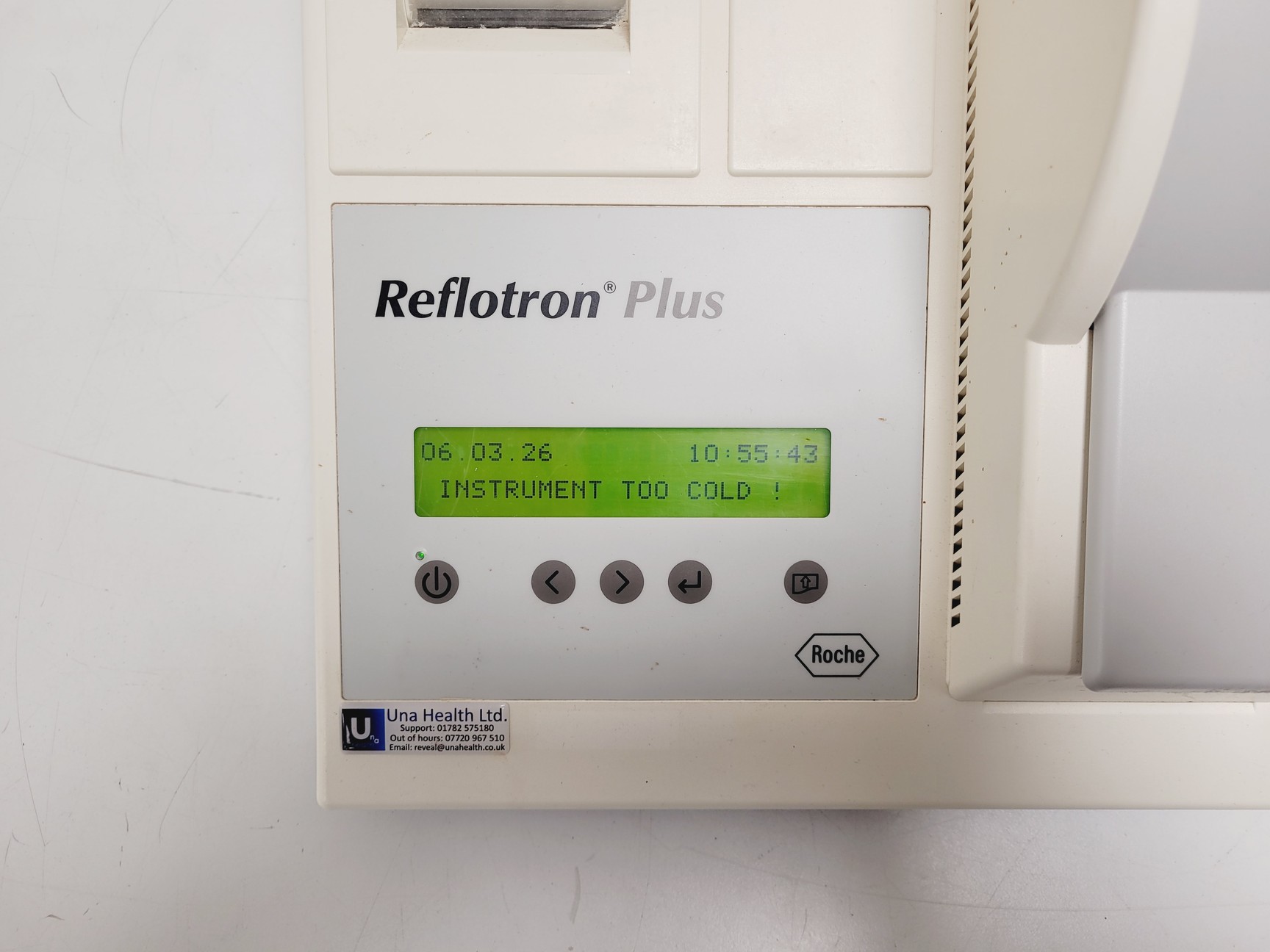 Image of Roche Reflotron Plus Dry Chemistry Analyser w/ Workstation