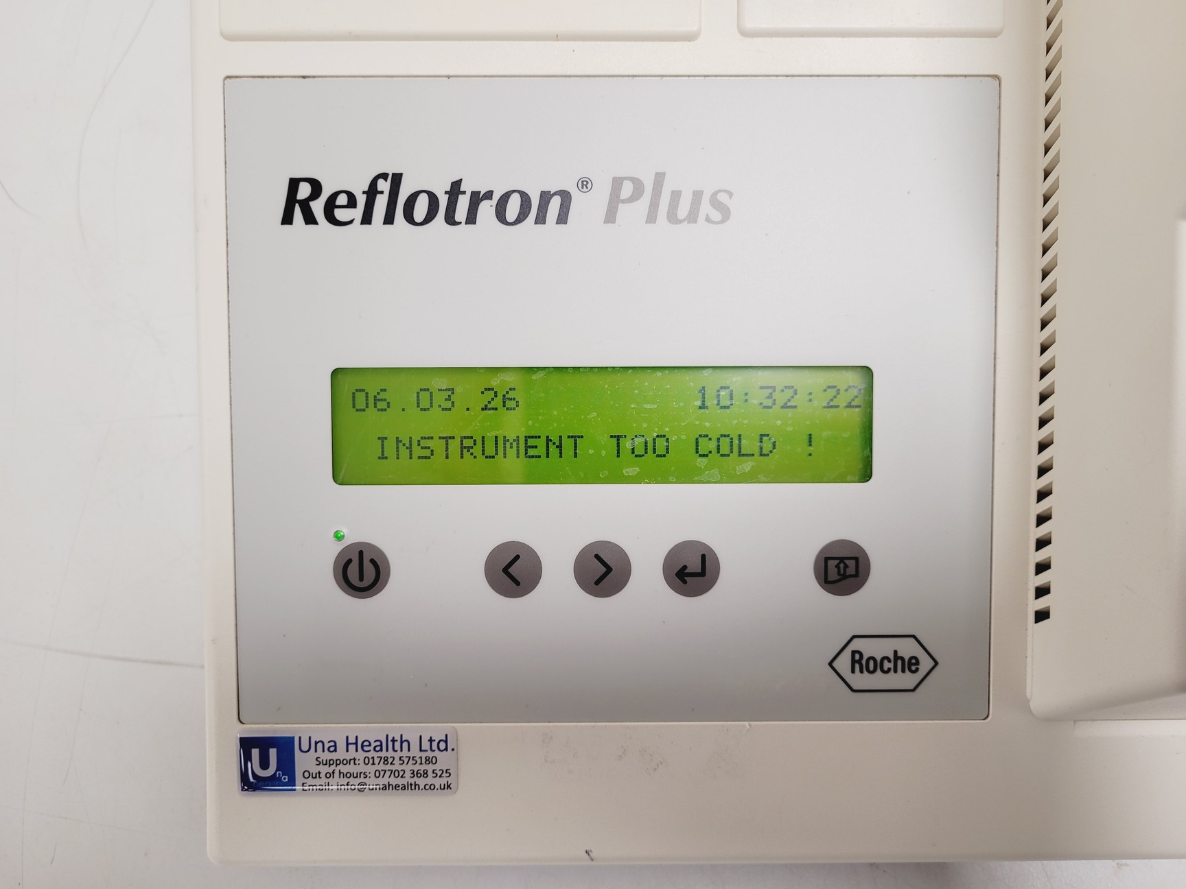 Image of Roche Reflotron Plus Dry Chemistry Analyser w/ Workstation