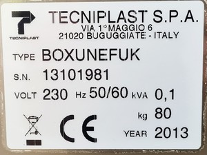 Thumbnail image of Techniplast Easyflow BOXUNEFUK 2 x Individually Ventilated Cage Racking 20 Cages