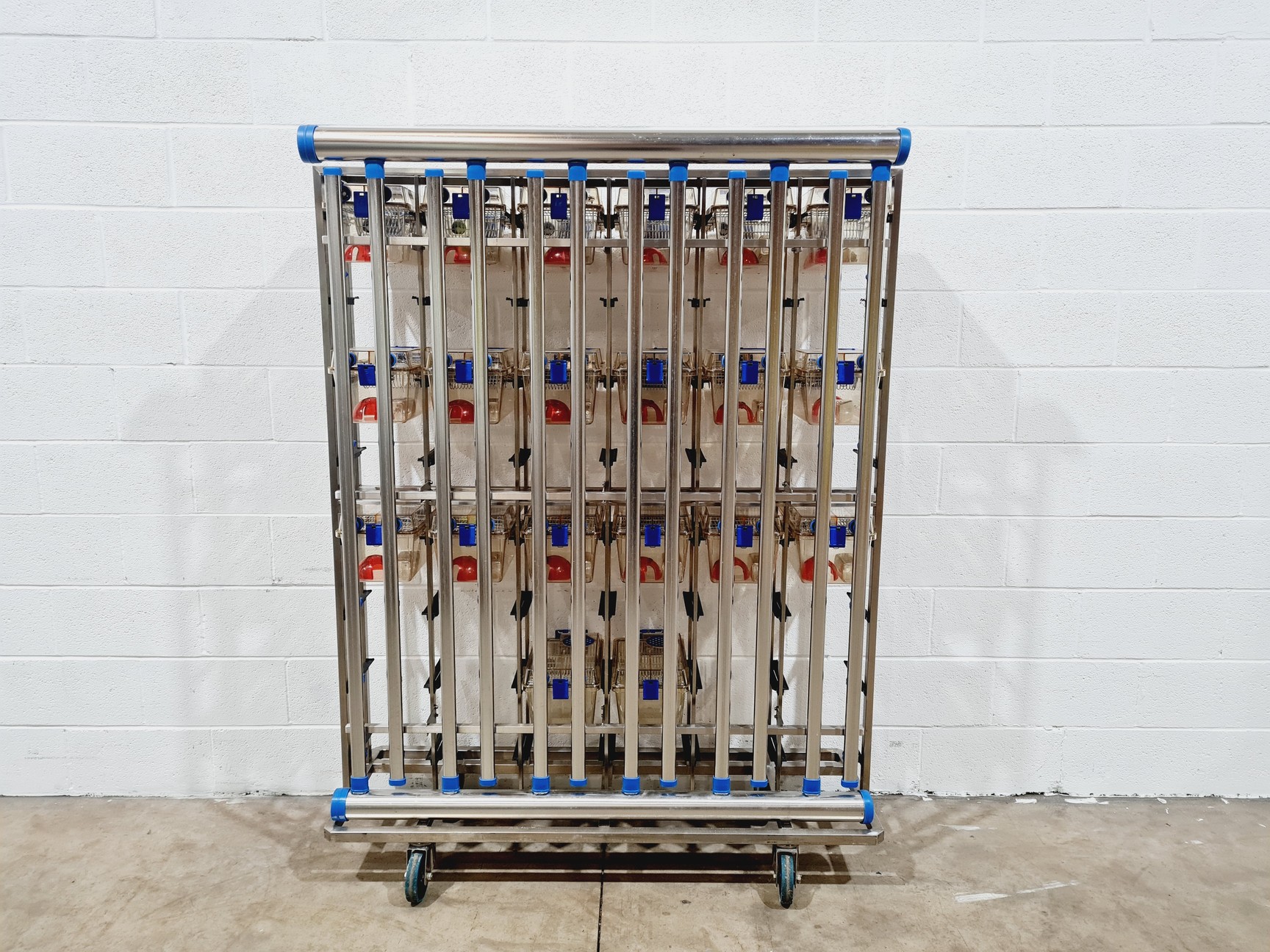 Image of Techniplast Easyflow BOXUNEFUK 2 x Individually Ventilated Cage Racking 20 Cages