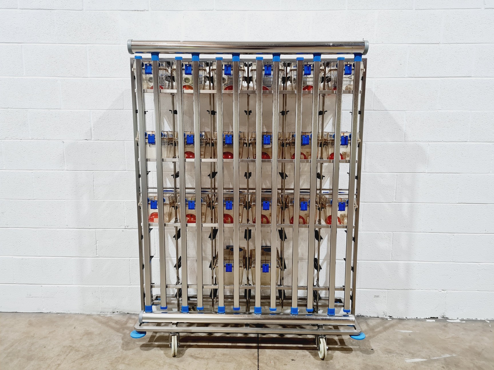 Image of Techniplast Easyflow BOXUNEFUK 2 x Individually Ventilated Cage Racking 20 Cages
