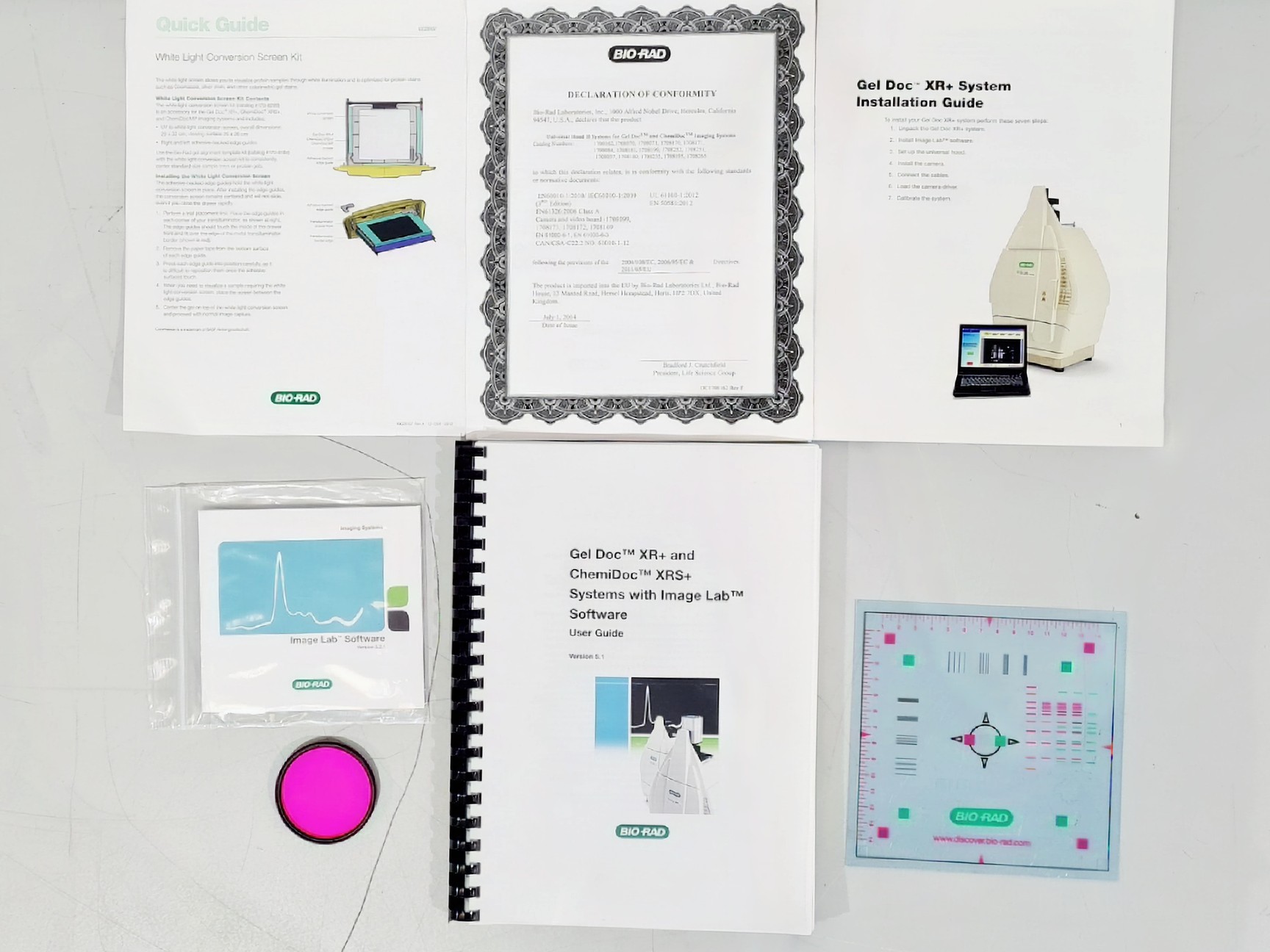 Image of Bio Rad Gel Doc XR+ Universal Hood II w/ Camera Lab