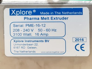 Thumbnail image of Xplore Pharma Melt Extruder 5 Micro-Compounder System