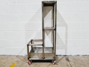 Thumbnail image of Stainless Steel Mobile Storage Trolley