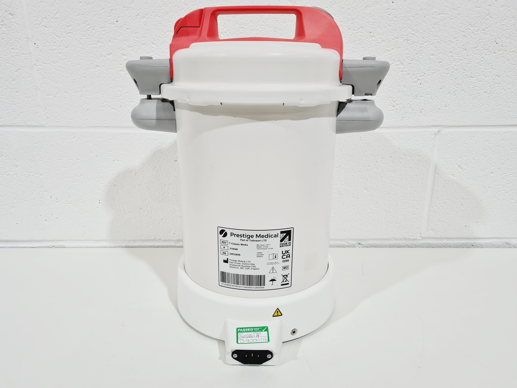 Image of Prestige Medical T-Classic Media Autoclave - 210048