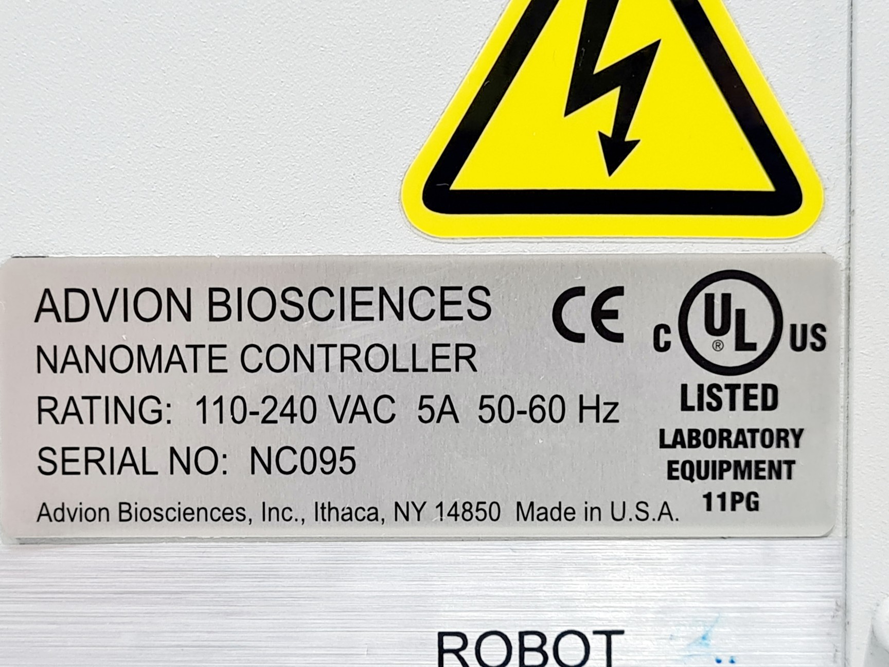 Image of Advion Bio Science NanoMate 100 MS Sample Robot With NanoMate HD Control Unit  